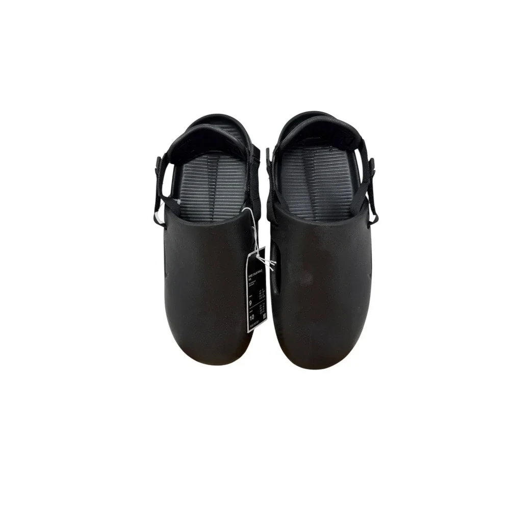 Nike Calm Mule Mens Size 9 Black FD5130-001 Adjustable Strap Foam Clogs